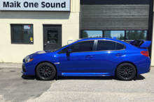 2012 Subaru WRX STi with heat-reducing UV protection tint